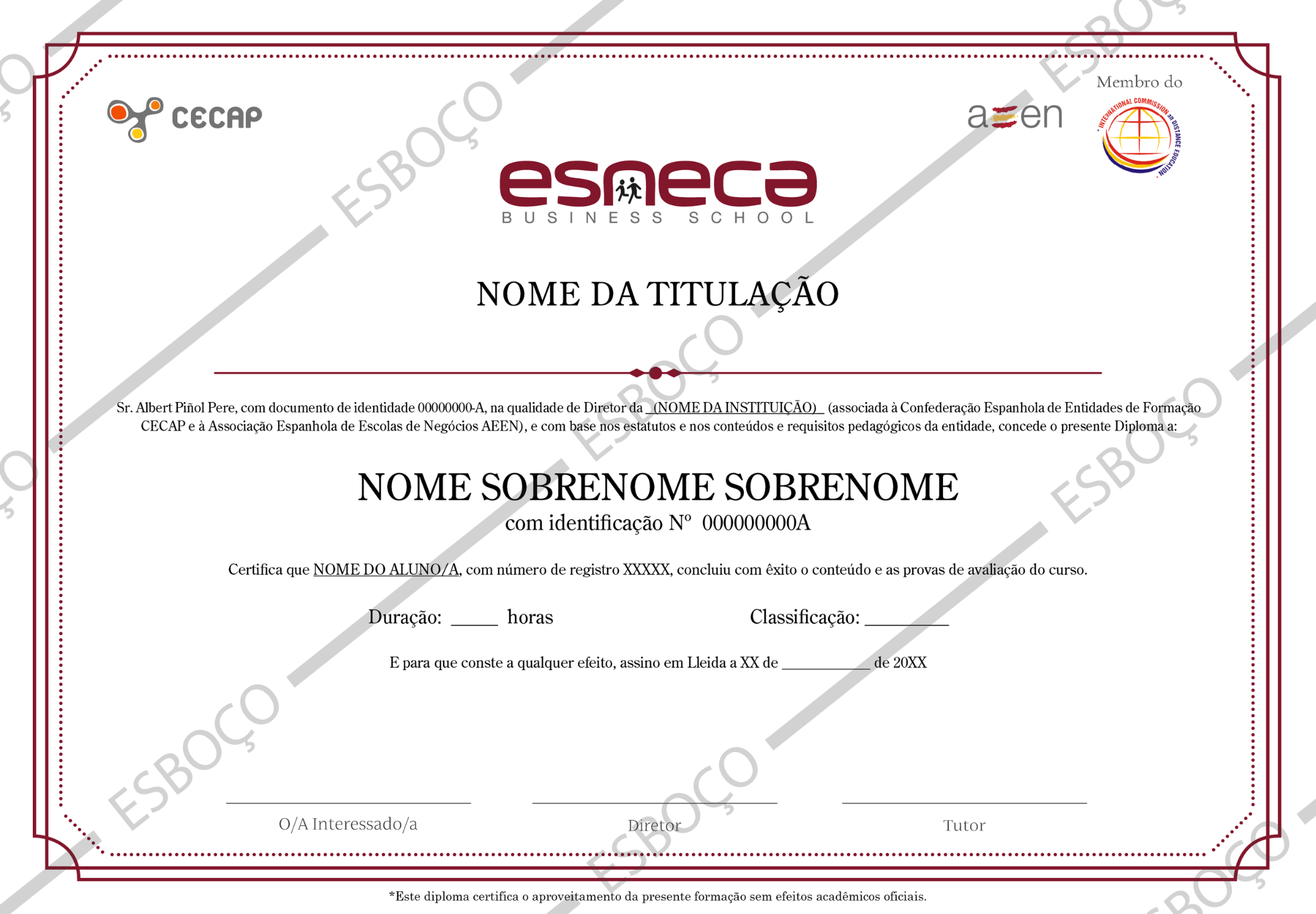 Diploma Esneca