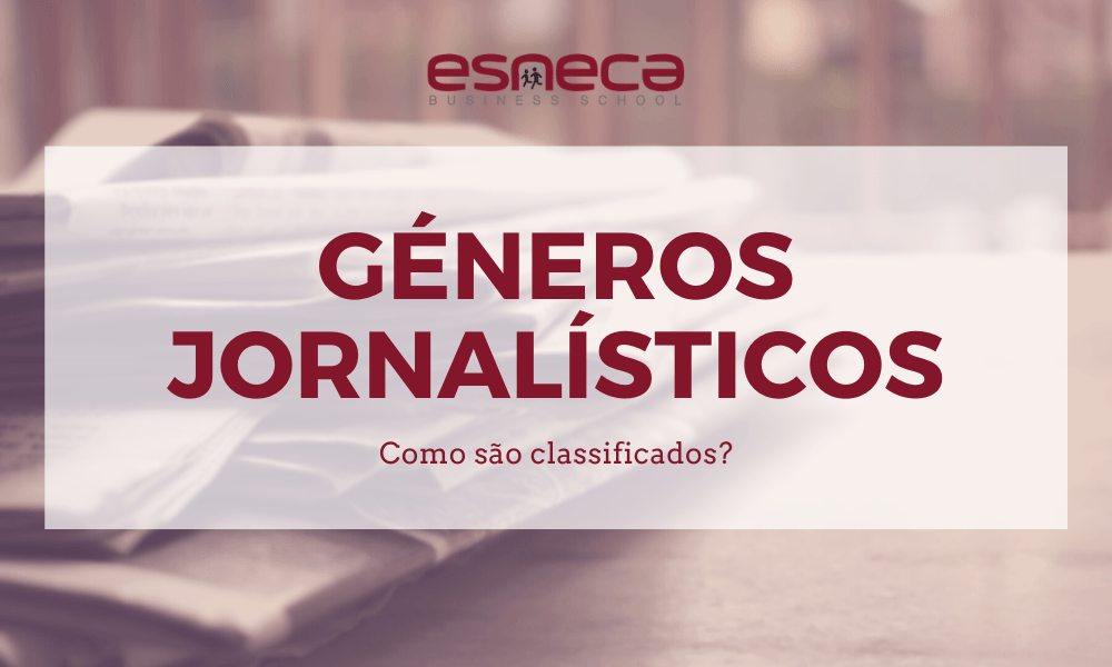 Como os géneros jornalísticos são classificados?